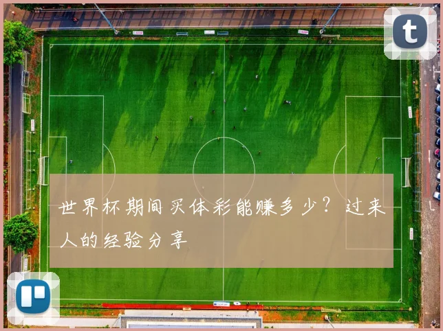 世界杯期间买体彩能赚多少？过来人的经验分享