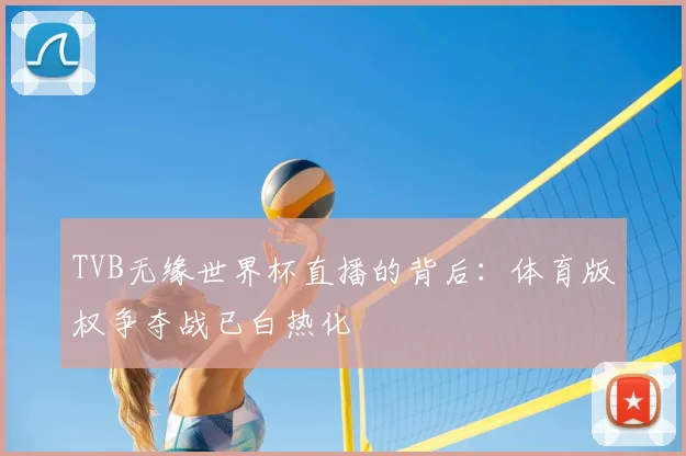 TVB无缘世界杯直播的背后:体育版权争夺战已白热化