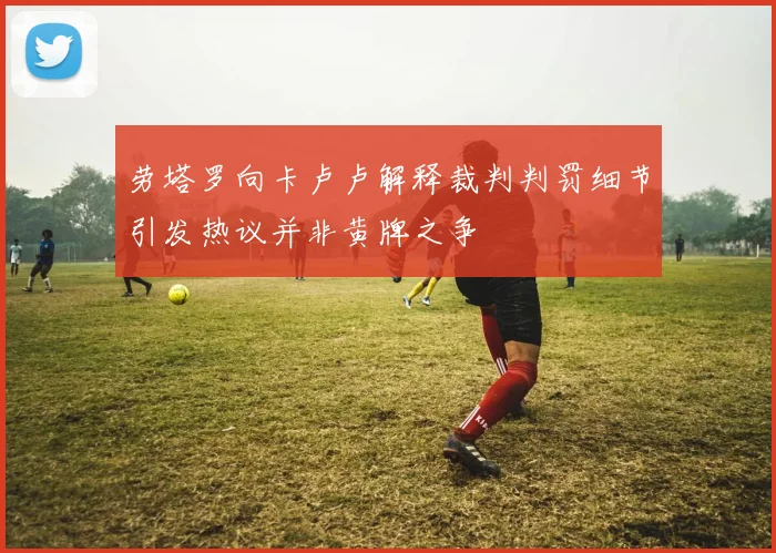劳塔罗向卡卢卢解释裁判判罚细节引发热议并非黄牌之争
